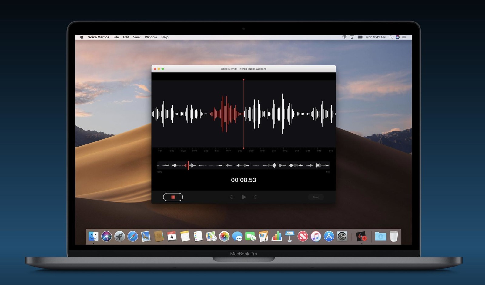 Voice recording on mac laptop